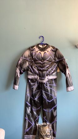 HALLOWEEN MARVEL AVENGERS BLACK PANTHER KIDS SIZE MEDIUM