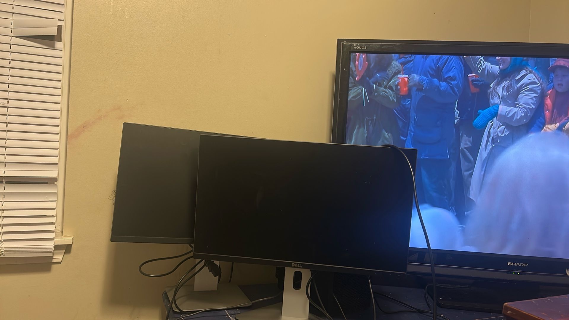 Both Dell Monitors With Cords 