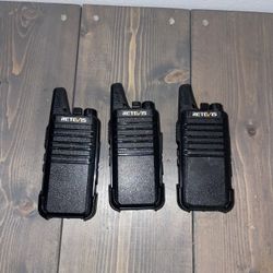 Retevis Two-Way Radios – 3 Pack (Walkie Talkies)