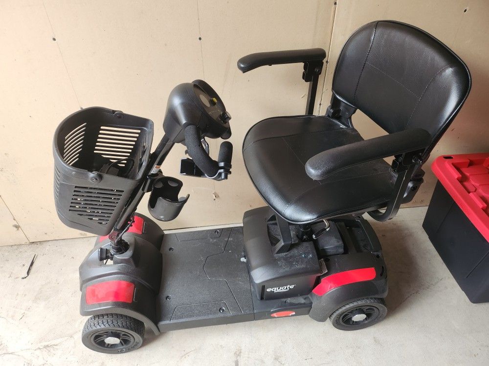 Equate Compact 4-wheel mobility scooter.