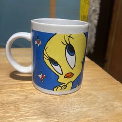 Tweety Bird Coffee Cup Mug 2001 Gibson Looney Tunes