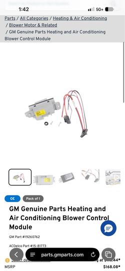 GM Blower Control Module