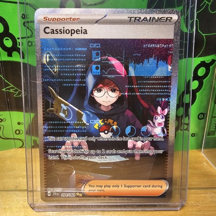 cassiopeia pokemon card full art Trainer SV6a 085/064 SR Cassiopeia - 094/064 - Shrouded