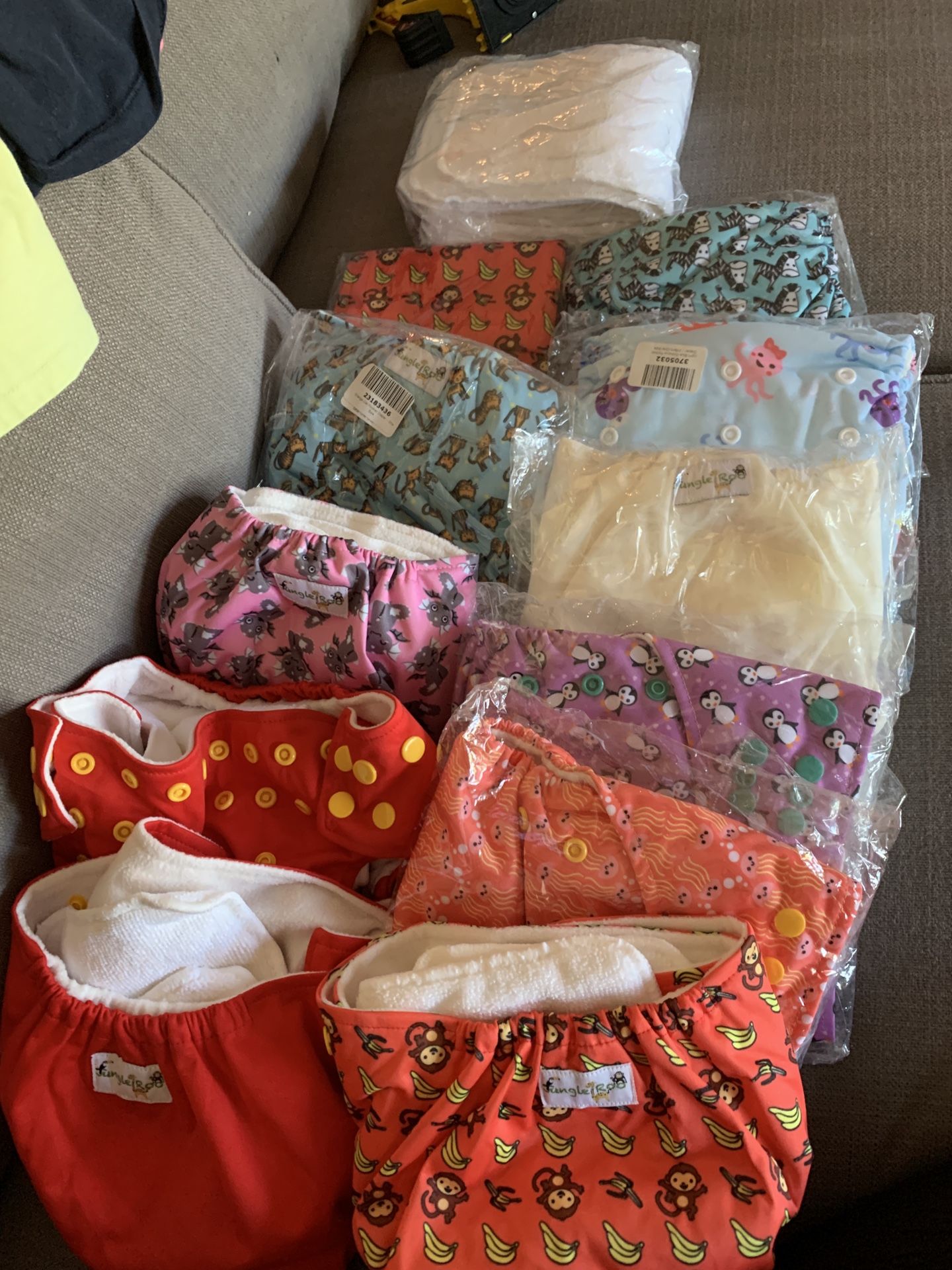 Jungle Roo Adjustable Cloth Diapers