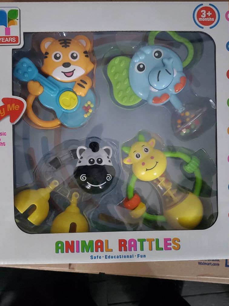 Learning Years Animal Rattles