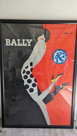 Giant 5x6 BALLY Villemont French Poster