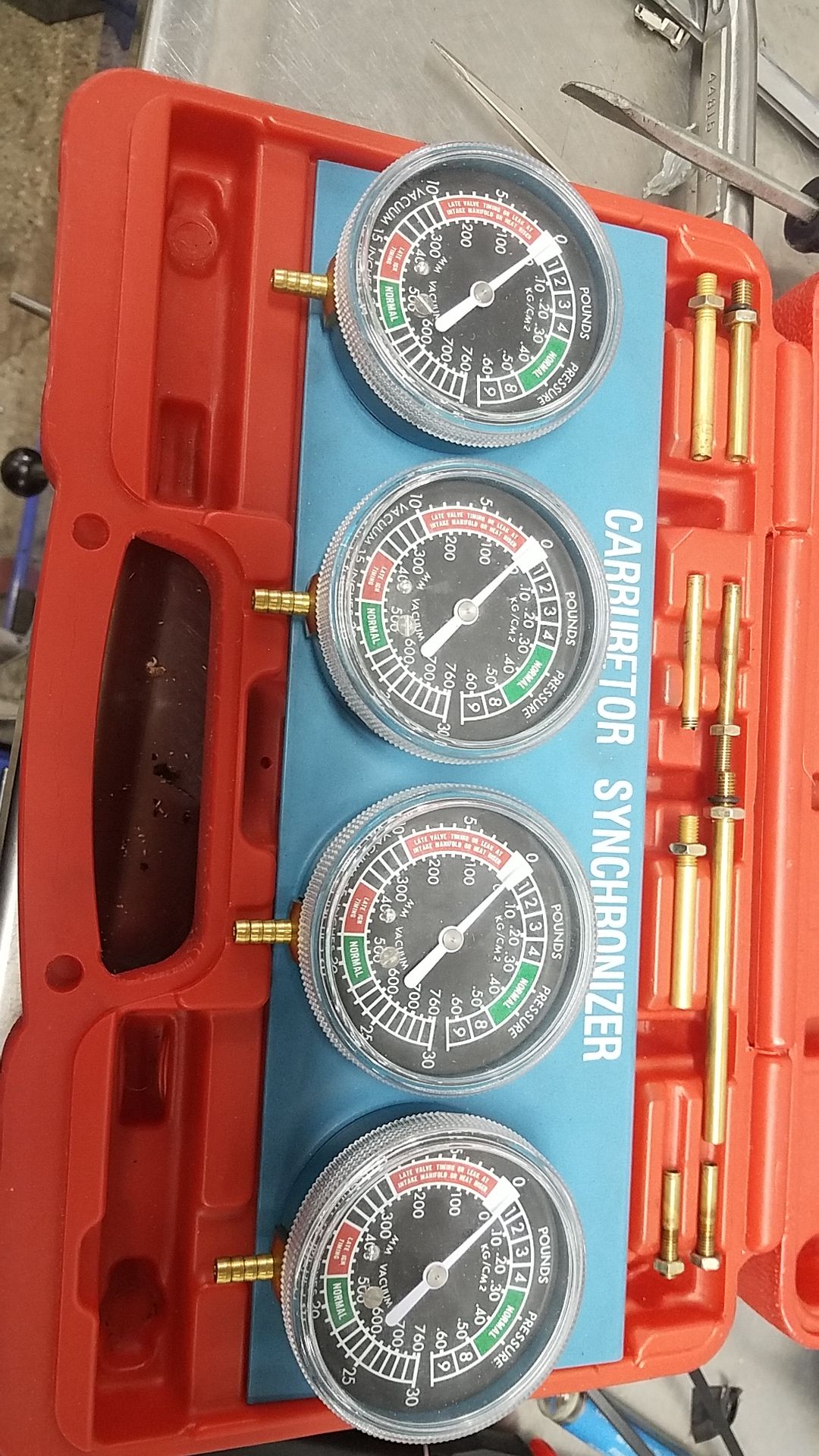 RENT : Carburetor synchronizer, carb sync gauge CB GS KZ 500, 550, 650, 750, 850
