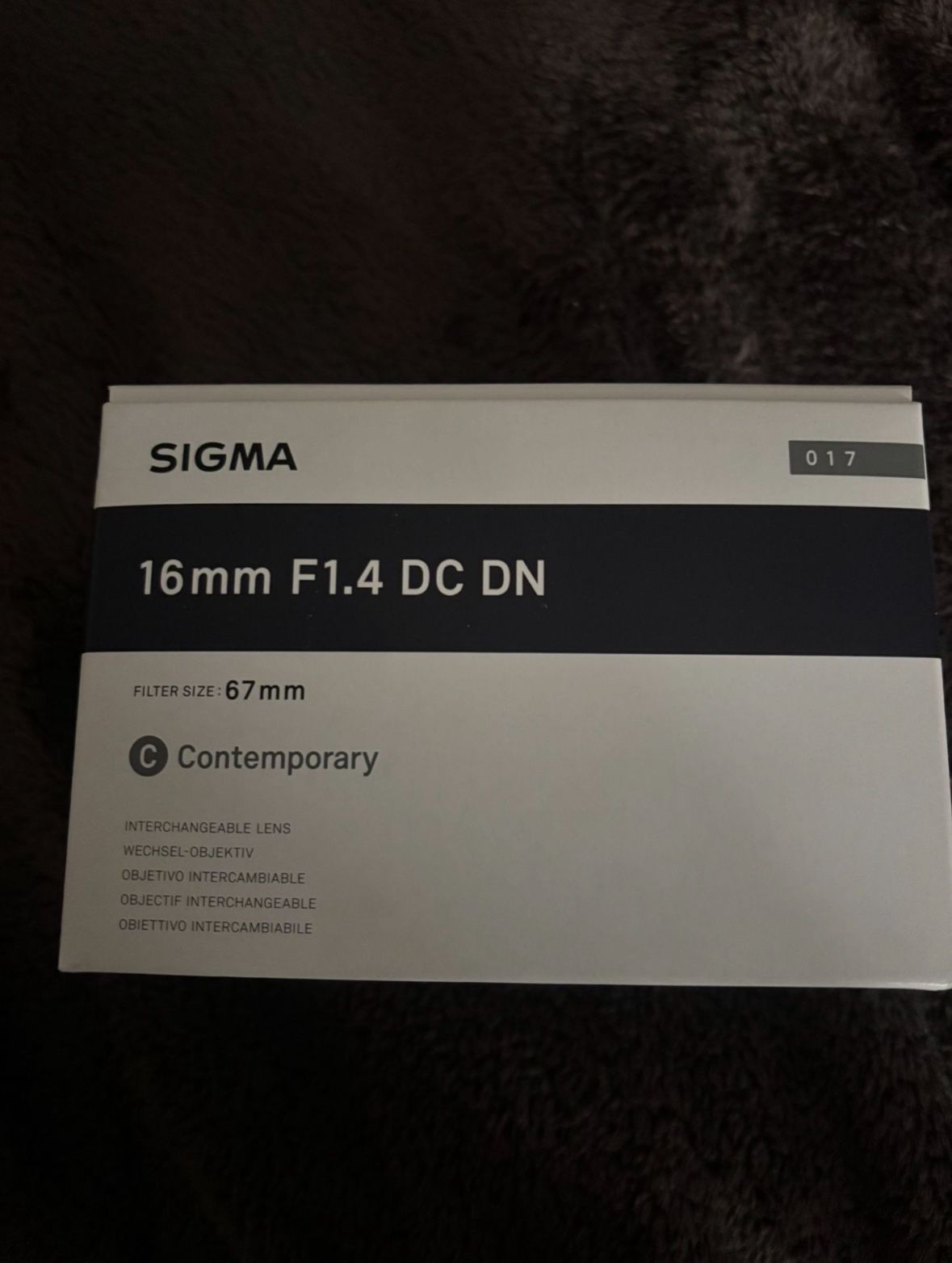Sigma 16mm Sony E Mount