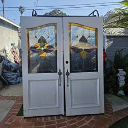Stained Glass  French Doors