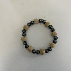 bracelet Grey and Wood Color Bracelet