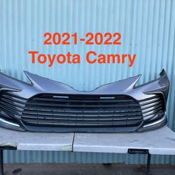 2021-2022 Toyota Camry With Grille Front Bumper Oem