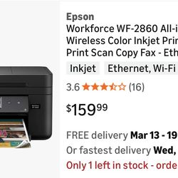 Used Epson Printer