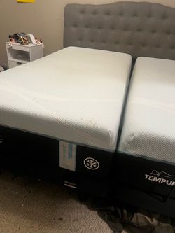 Mattress and frame split king beds