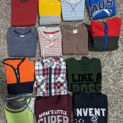 Very Good Condition Warm Fleece Full Sleeve Winter Clothes  For 4 To 6 Year Old Boys