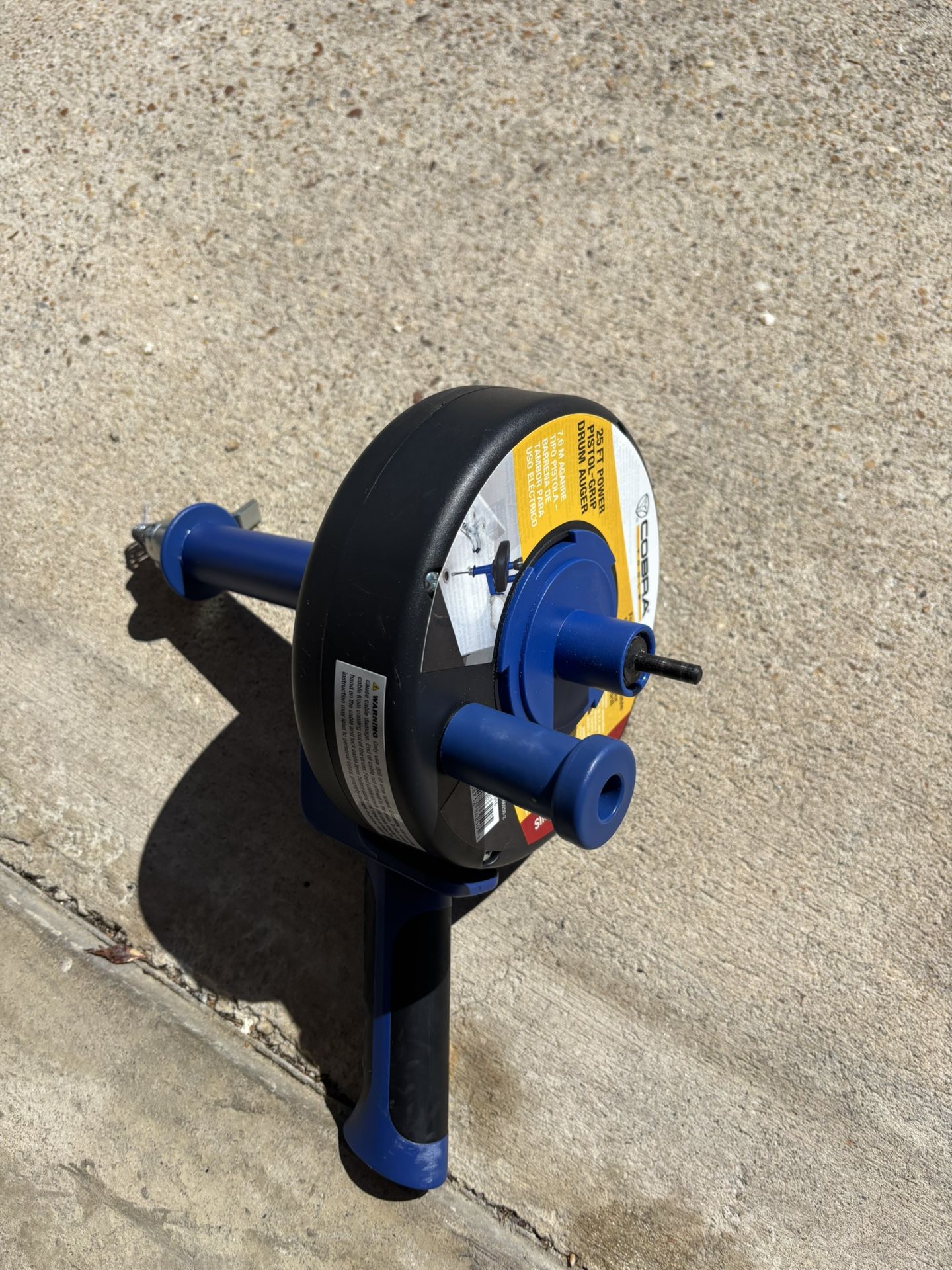 25 Ft Power pistol Grip Drum Auger