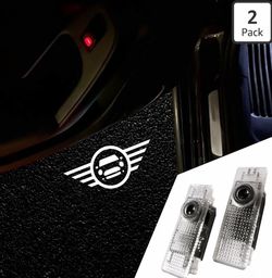 2Pcs Car Door Lights Logo for Mini R55 R56 R57 R59 R60 R61 F55 F56 F57 F60