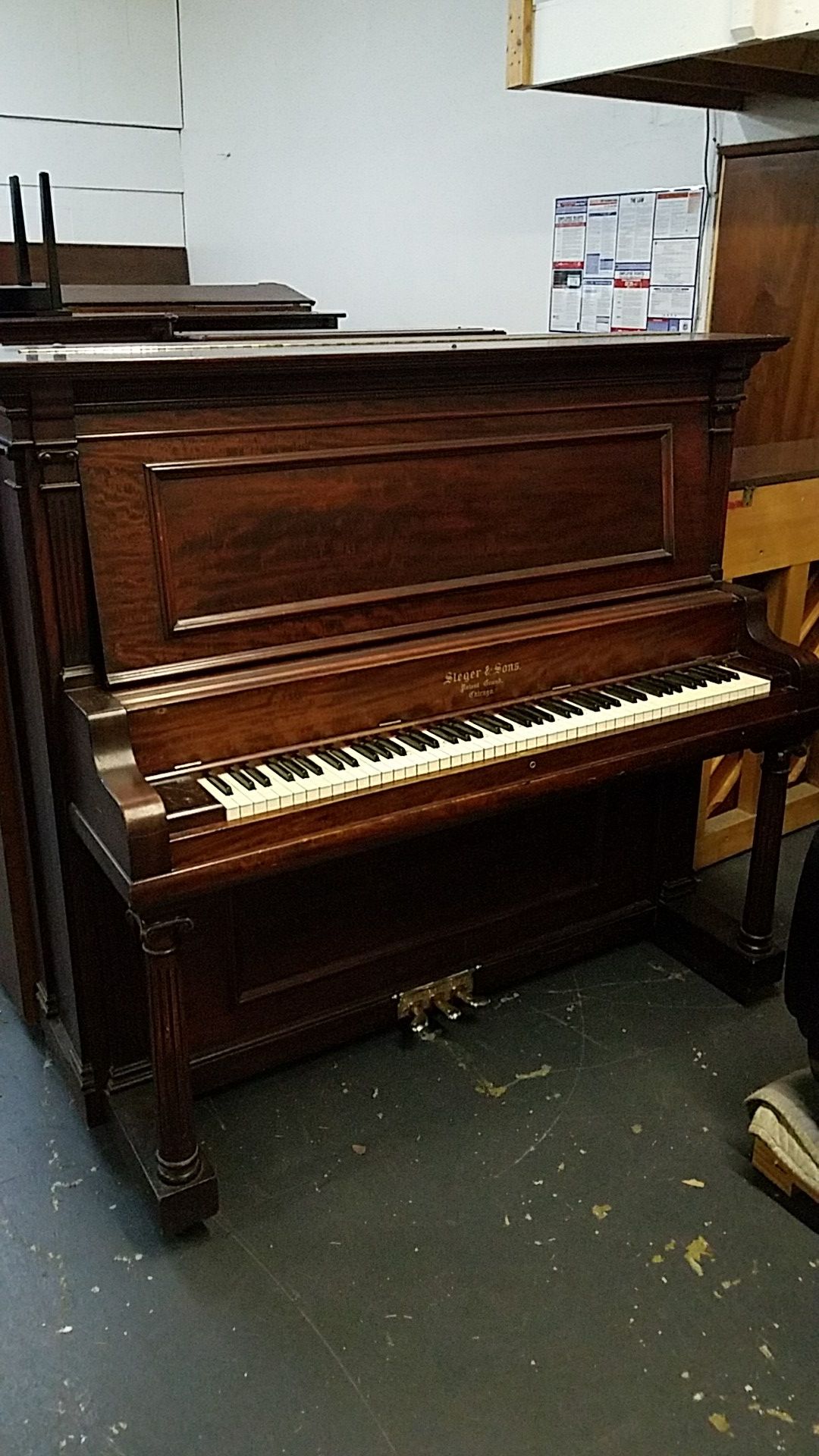 Steger and sons upright piano 1903 outlet