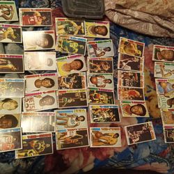 Vintage Basketball Card's And Stickers Bundle 
