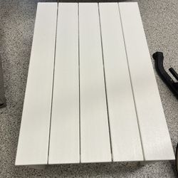 Polywood  White Coffee Table Brand New 