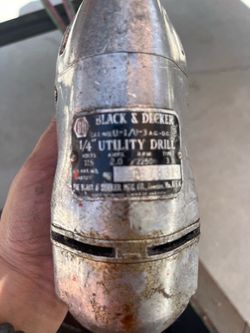 Antique 1/4 utility drill