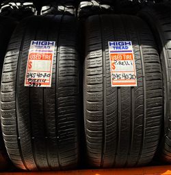 2 Pirelli Used Tires 245/40/20
