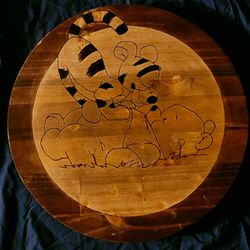 Wood Burn Winnie And Tiger
