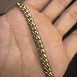 14k 7mm Miami Cuban Bracelet 