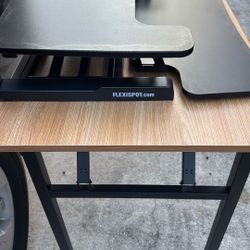 Flexispot Desk Setup 24x30x40”