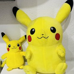 Dos pikachu Peluches