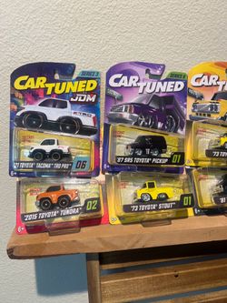 Car tuned Toyota die cast trucks