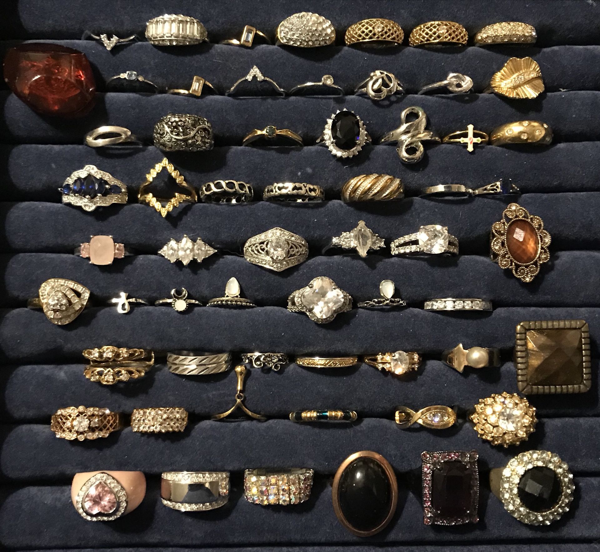 Various rings....all sizes and brands, including Avon