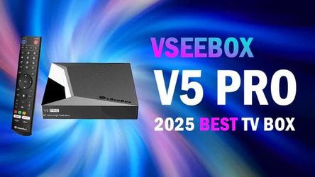 vSeeBox No Subscription Live TV - All Sports, Movies, & PPV Channels Free! Pick Model V6 Plus/Max, Elite Ultra, or V5 Pro