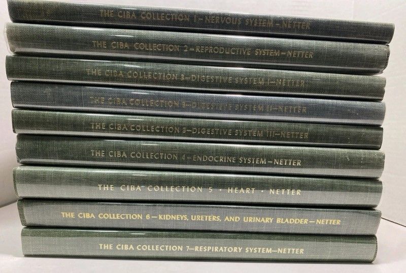 Netter CIBA Collection of Medical Illustrations Books - Vol. 1-7 (Set)