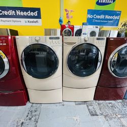 Kenmore Washer And Dryer With Pedestals In Payments 
