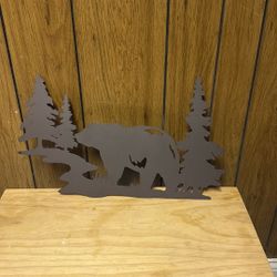 Bear Silhouette Wall Art