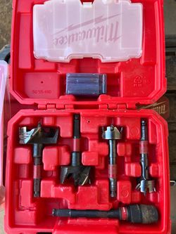 Milwaukee Self-Feed Drill Bit Set with Case