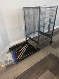 Bird Cage with wheels
