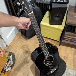 Acoustic Guitar + New Set Of Strings
