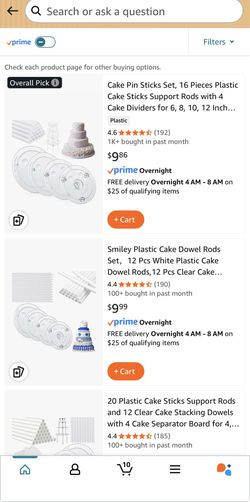 Cake Tier And Rod Set 