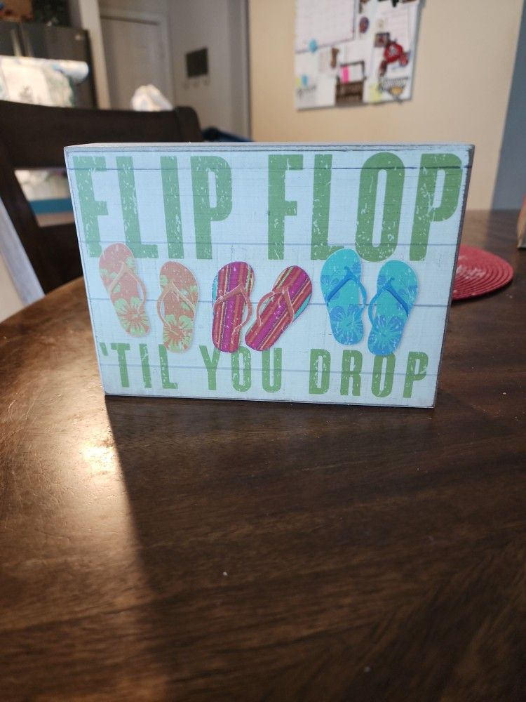 Wooden Decor Sign