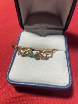 14 K Earrings