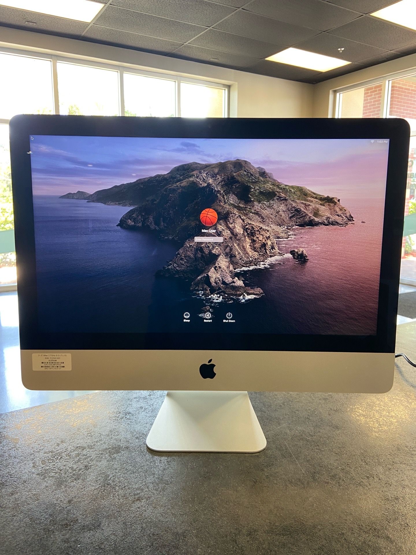 21.5” iMac 2.7GHz i5 Quad Core - Upgraded Storage at a Low Price!