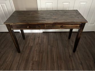 RUSTIC 2 DRAWER DESK