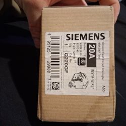 Siemens  2 Pole 20A GFCI