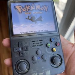 New R36S Handheld (Black Transparent)