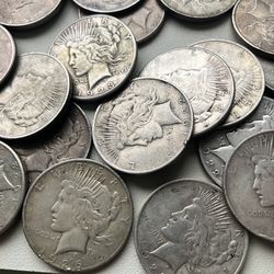 Peace Silver Dollars 90% Silver Coins