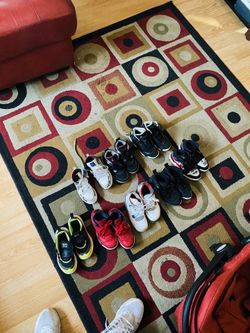 7 pair of Jordan’s 1 pair of Nikes all 12c