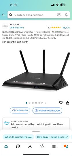 Netgear Nighthawk R6700v3
