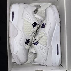 Jordan Purple Metallic 4s 
