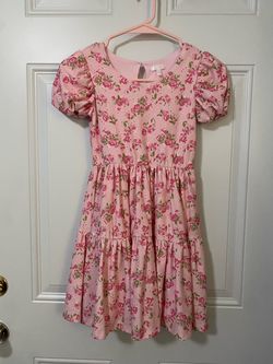 Pink Floral Girl's Dress size 7